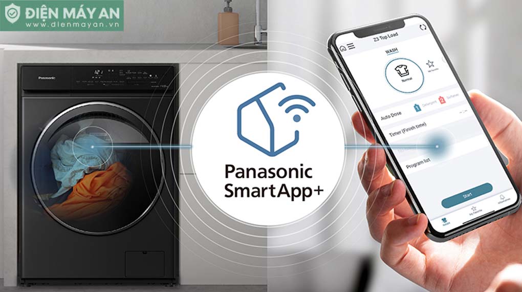 Máy giặt Panasonic Inverter 11.5 kg NA-V115FW1BV